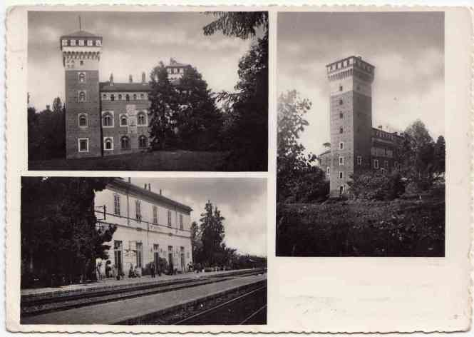 Cartolina di R. in cui si vedono entrambi i castelli